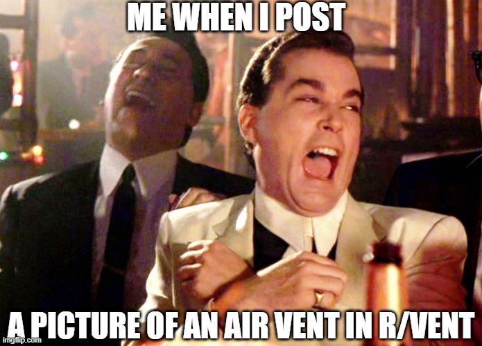 Vent | ME WHEN I POST; A PICTURE OF AN AIR VENT IN R/VENT | image tagged in memes,good fellas hilarious | made w/ Imgflip meme maker