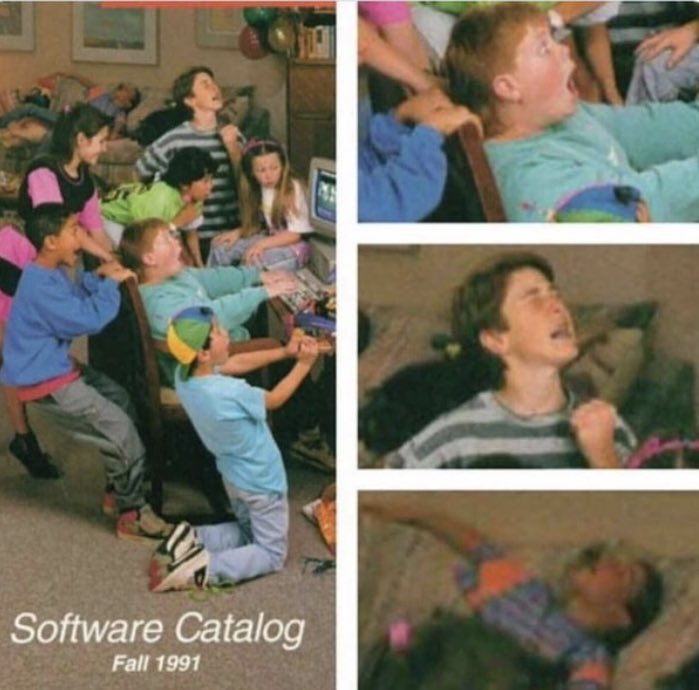 Gaming in the nineties Blank Meme Template