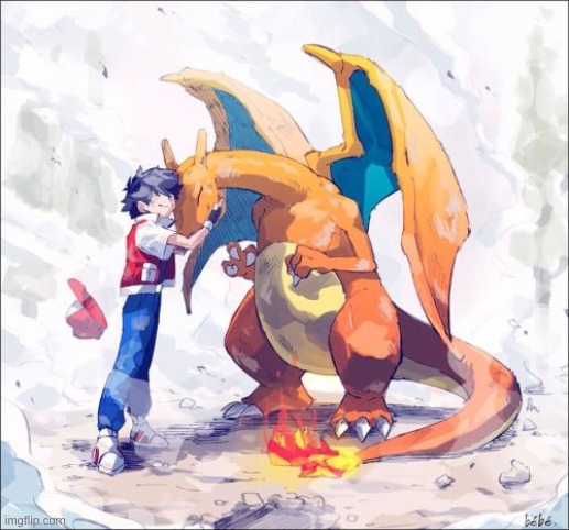 Im bored so more art of william and charizard | made w/ Imgflip meme maker