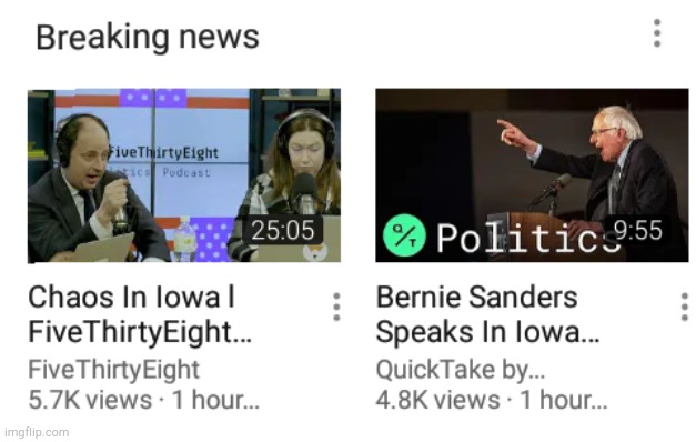 Forgot this gem I got a screenshot of a while ago. | image tagged in memes,politics,funny,bernie sanders | made w/ Imgflip meme maker