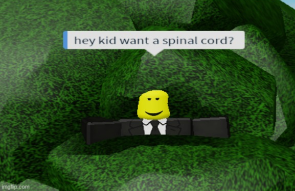 High Quality Want some spinal cord Blank Meme Template