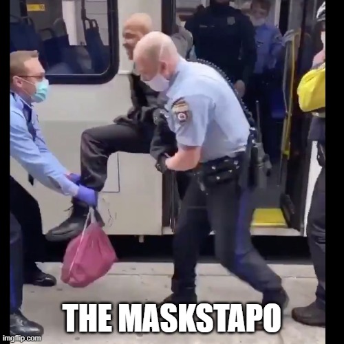 The Maskstapo | THE MASKSTAPO | image tagged in blue lives matter | made w/ Imgflip meme maker