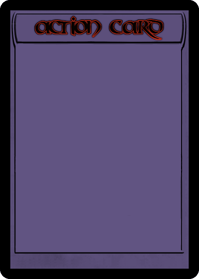 High Quality Action Card Blank Meme Template