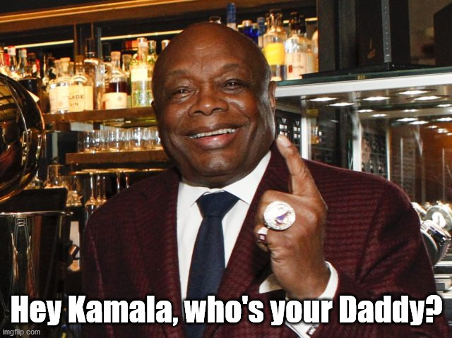 Willie Brown, the new 'Daddy' of the DNC | Hey Kamala, who's your Daddy? | image tagged in kamala harris,election 2020 | made w/ Imgflip meme maker