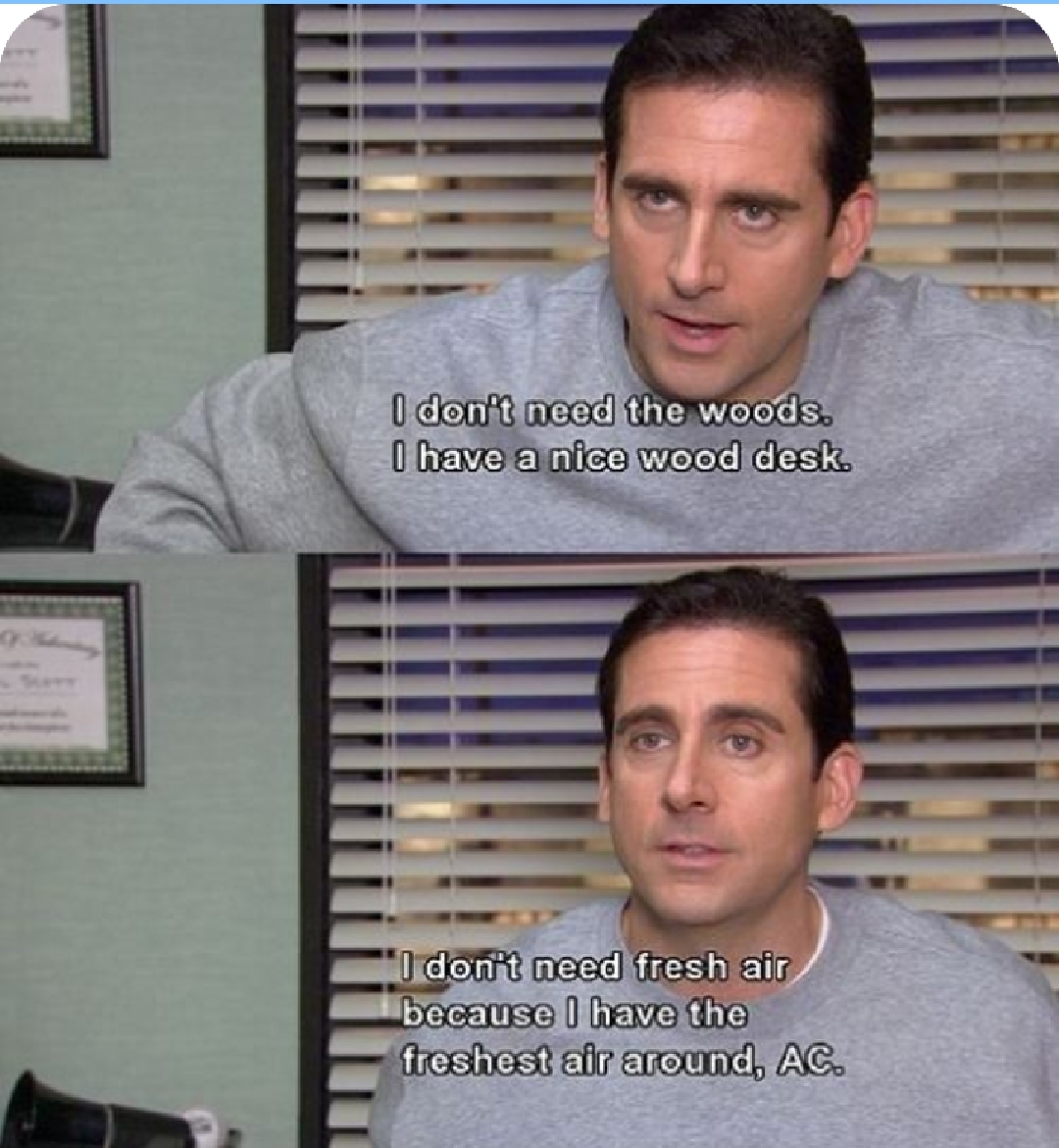 The office ac quote Blank Template Imgflip