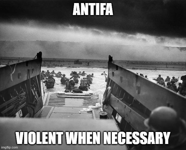antifa, violent when necessary | ANTIFA; VIOLENT WHEN NECESSARY | image tagged in antifa,fascism,fascists | made w/ Imgflip meme maker