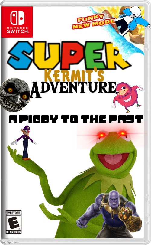 WE NEED THIS ON SWITCH | image tagged in nintendo switch,kermit the frog | made w/ Imgflip meme maker