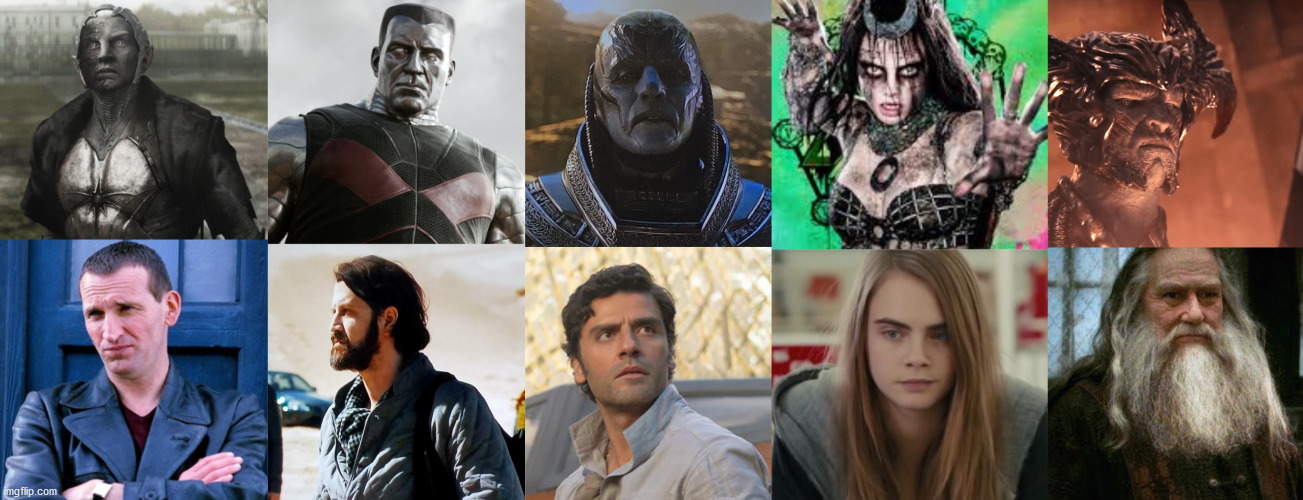 Warning: Your adolescence is about to be ruined. | image tagged in what are memes,christopher eccelston,stefan kapicic,oscar isaac,cara delevingne,ciaran hinds | made w/ Imgflip meme maker