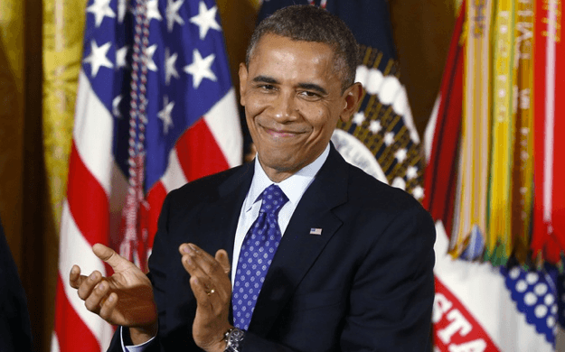 Obama clapping Blank Meme Template