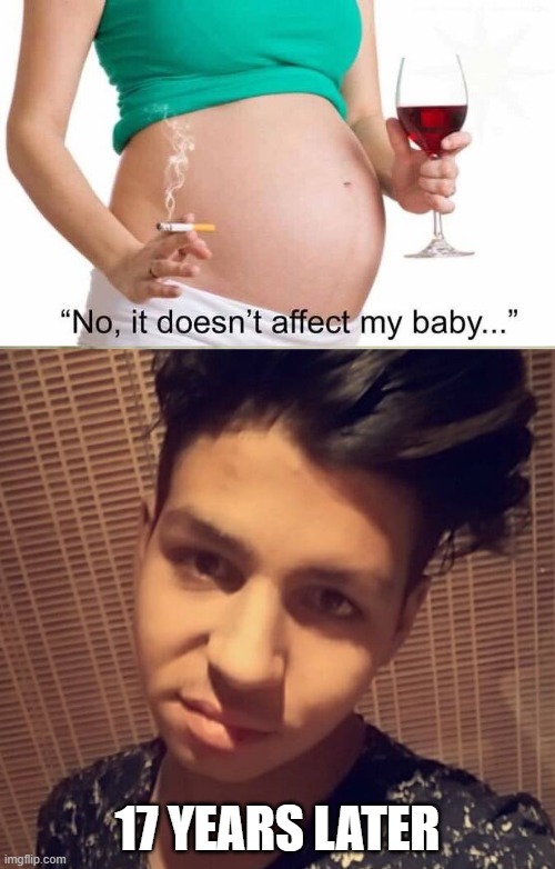 no it does not affect my baby Blank Meme Template