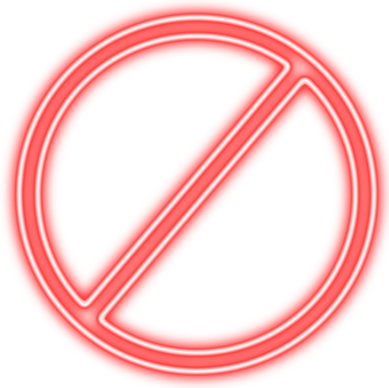 High Quality Transparent Prohibited Sign Blank Meme Template