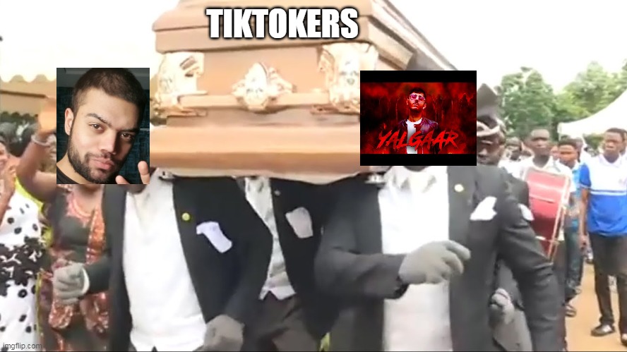 Coffin Dance | TIKTOKERS | image tagged in coffin dance | made w/ Imgflip meme maker