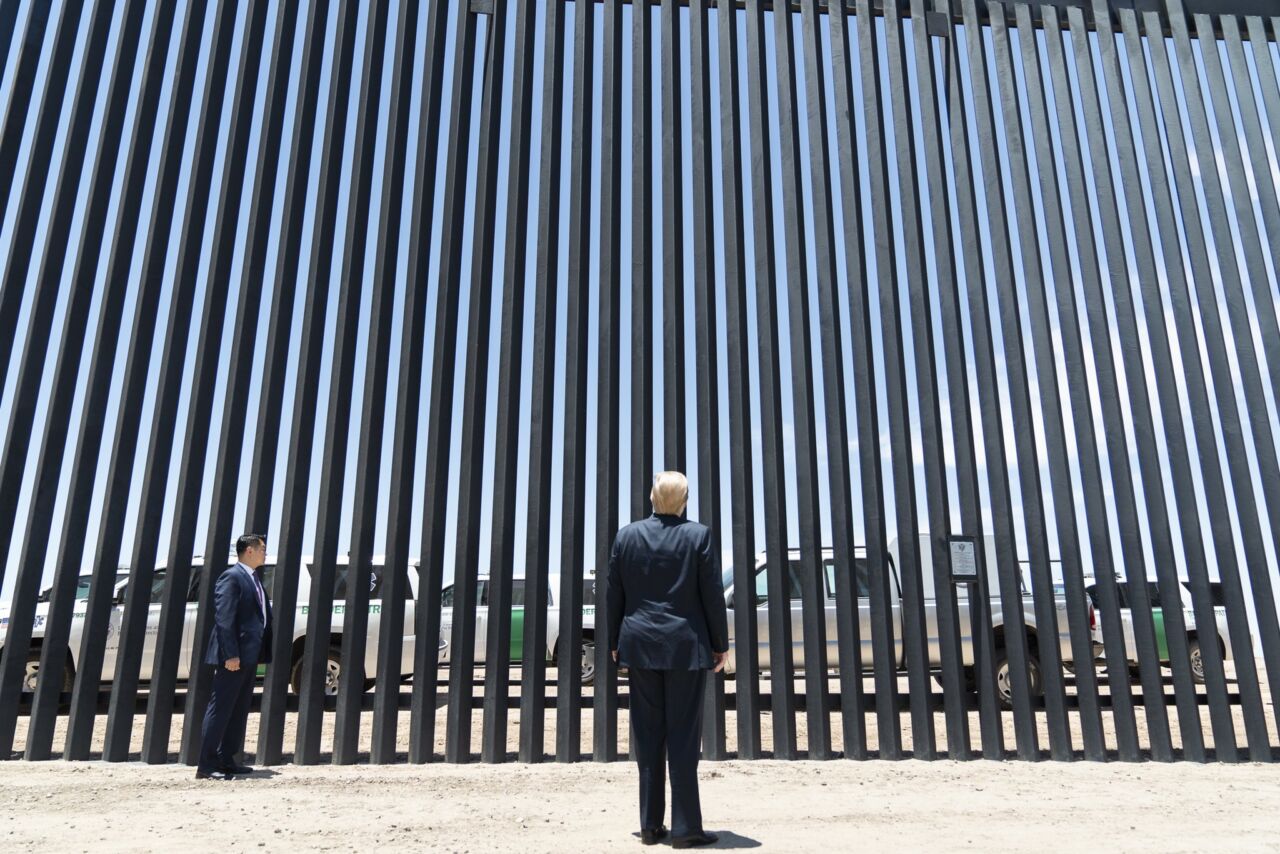 trump wall Blank Meme Template