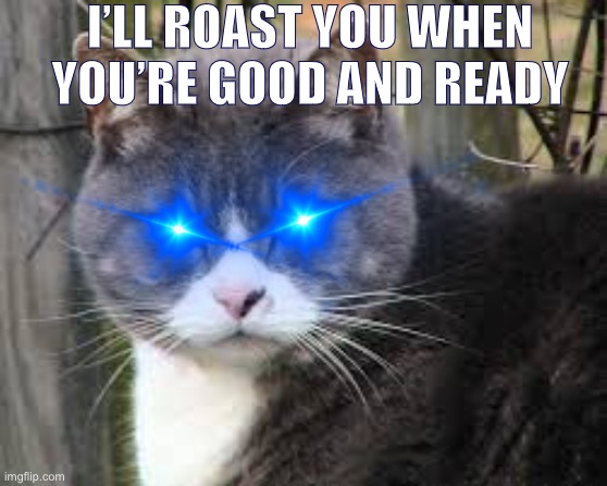 I’ll roast you when you’re good and ready Blank Meme Template