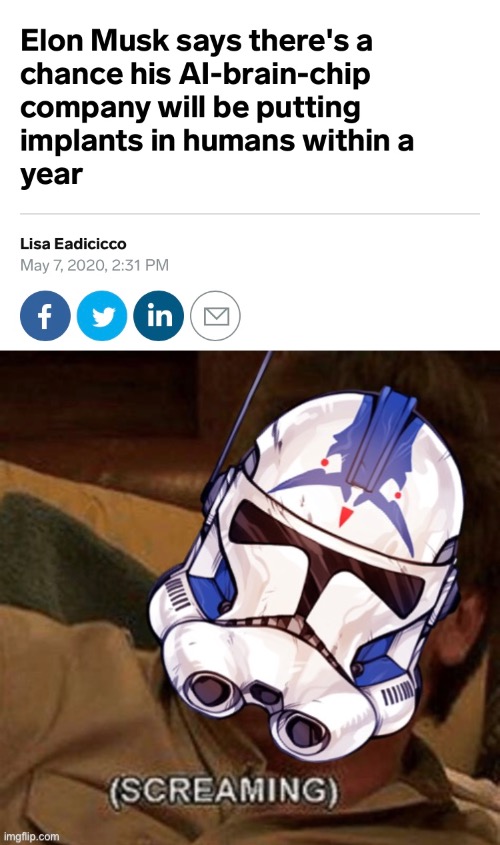 Oh god just what this year needs | image tagged in order 66,brain | made w/ Imgflip meme maker