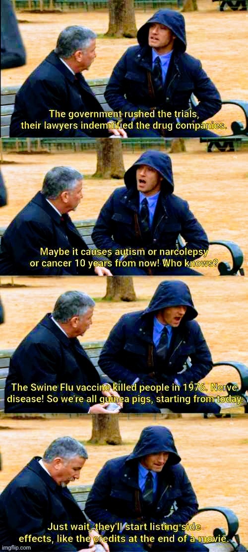 Taking the vaccine | image tagged in vaccines,contagion,vaccine,conspiracy,news,fake news | made w/ Imgflip meme maker