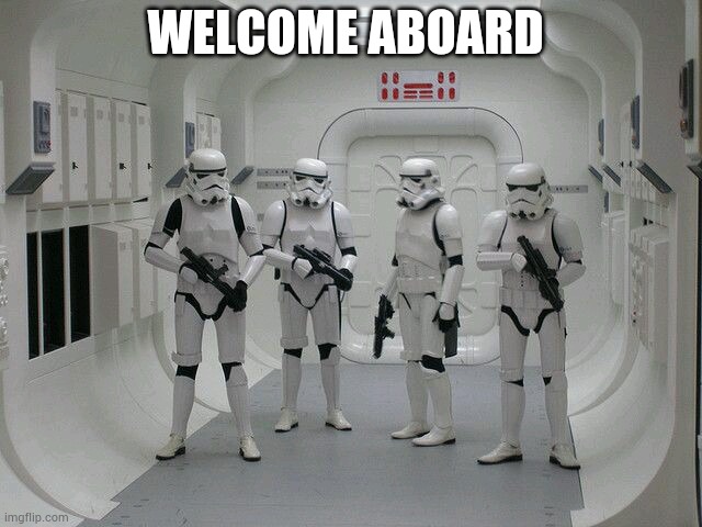 WELCOME ABOARD | made w/ Imgflip meme maker