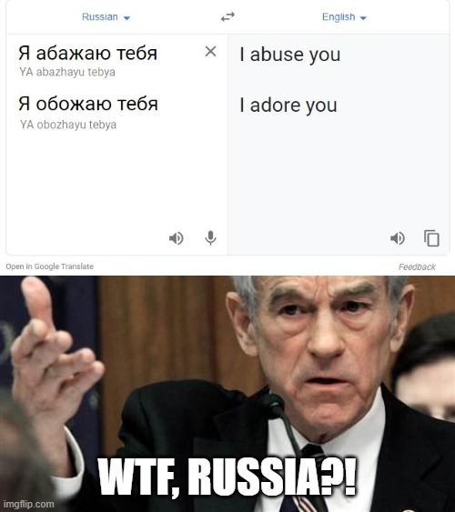 ron paul explains russian | WTF, RUSSIA?! | image tagged in ron paul explain this shit | made w/ Imgflip meme maker