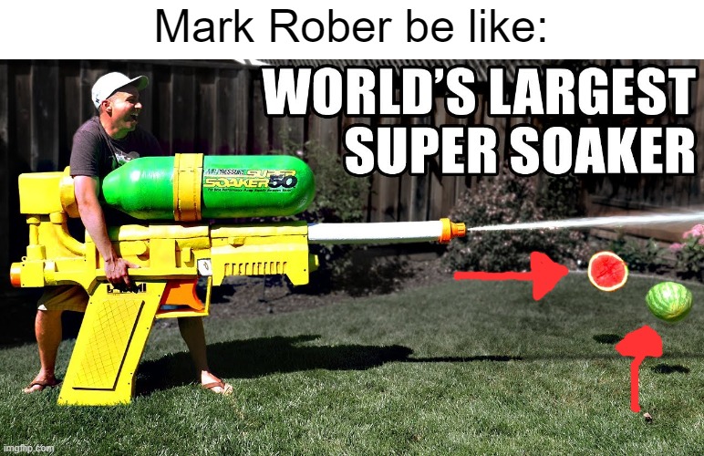 Mark Rober be like: | made w/ Imgflip meme maker