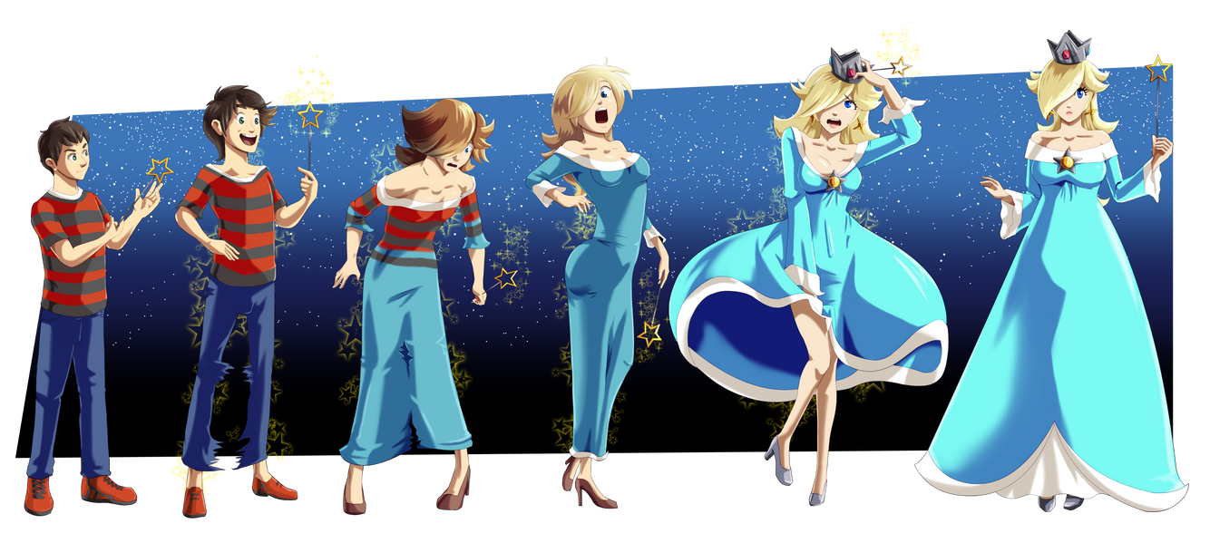 X becomes Rosalina Blank Meme Template