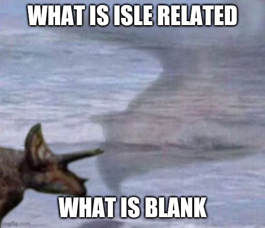 ? | WHAT IS ISLE RELATED; WHAT IS BLANK | image tagged in trike reflection | made w/ Imgflip meme maker