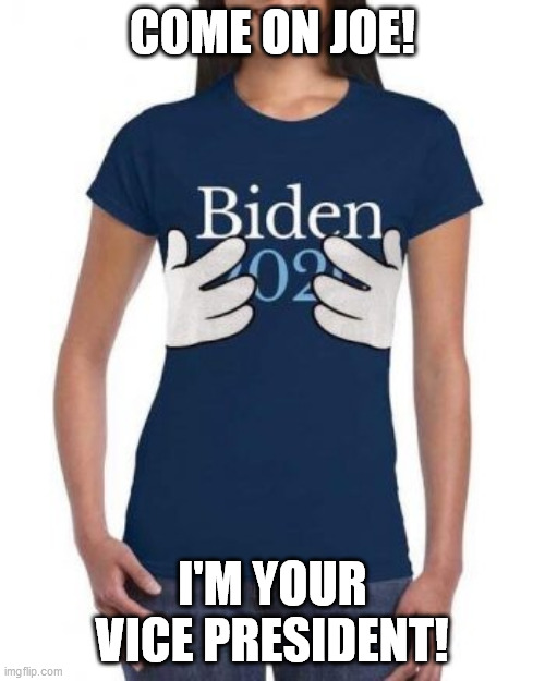 Everyday Biden | COME ON JOE! I'M YOUR VICE PRESIDENT! | image tagged in children | made w/ Imgflip meme maker