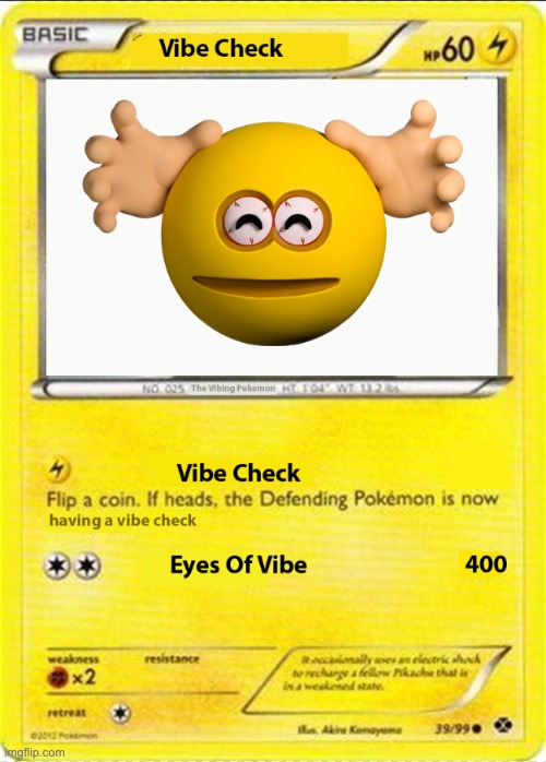 The strongest pokemon | image tagged in pokemon,vibe check,funny,meme | made w/ Imgflip meme maker