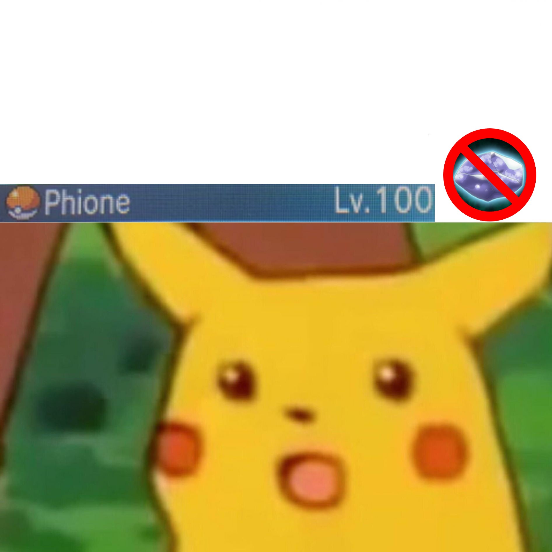 Surprised Pikachu Blank Meme Template