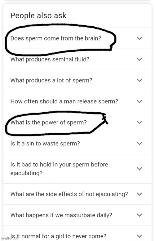 Of course, people ALSO ask... | image tagged in nsfw,google search,stupid | made w/ Imgflip meme maker