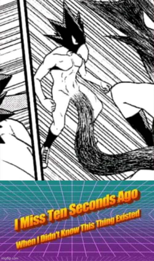 image tagged in i miss ten seconds ago,my hero academia,bnha,mha,tokoyami,cursed image | made w/ Imgflip meme maker