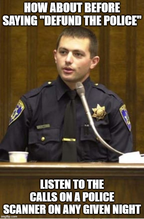 Police Officer Testifying Meme - Imgflip