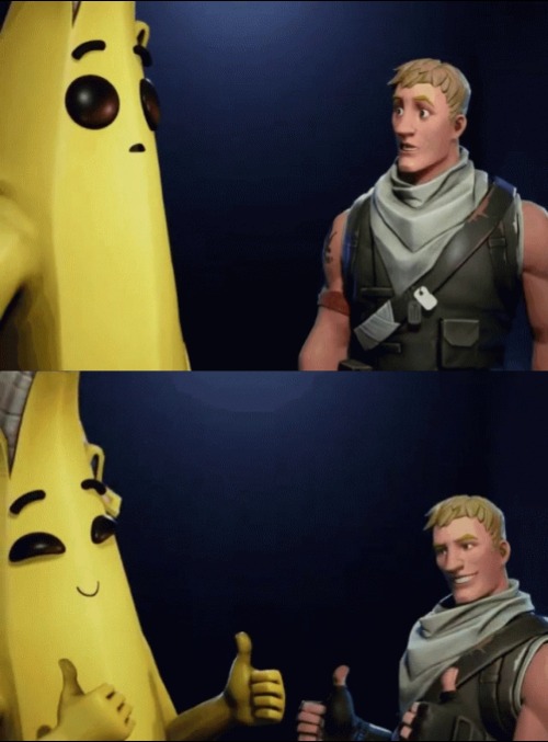 image tagged in fortnite,shocked face,thumbs up,blank template | made w/ Imgflip meme maker