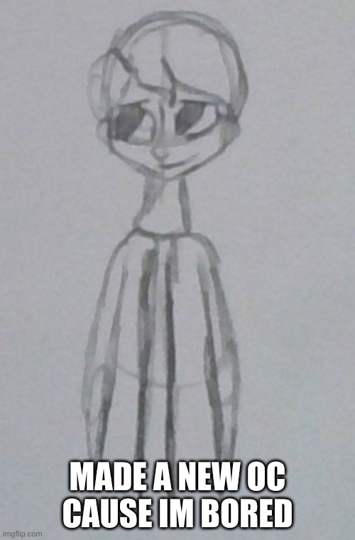 His name is Caleb and he is (i guess) 12 years old | MADE A NEW OC CAUSE IM BORED | made w/ Imgflip meme maker