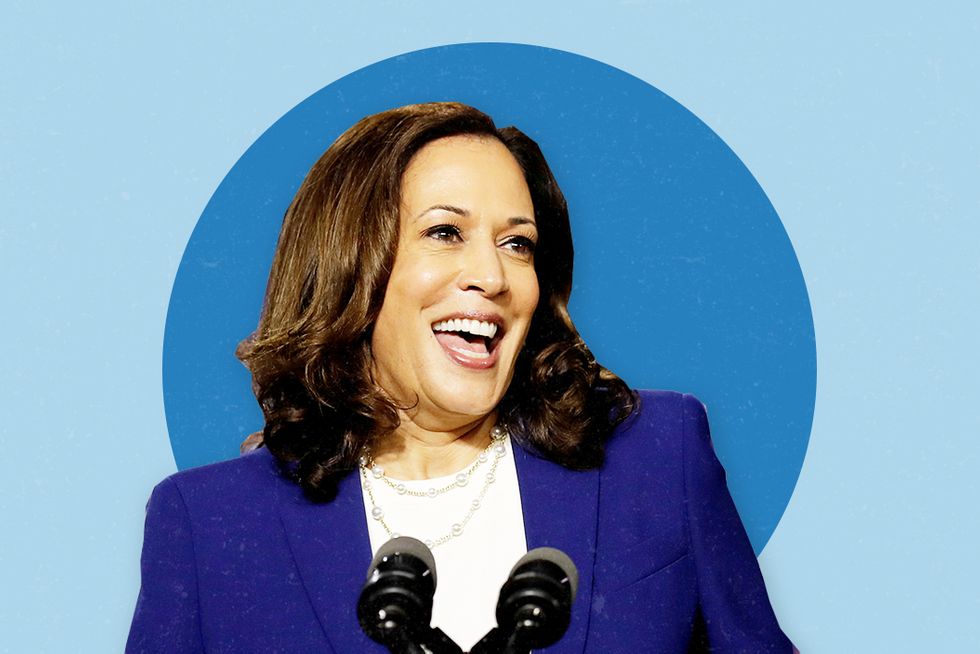 Kamala Harris smiling Blank Meme Template