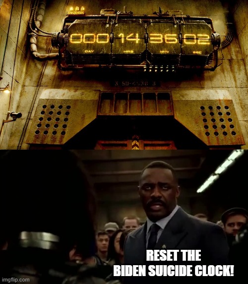 Kamala just has to win the election and suicide Joe to become President. If she doesn't BLOW it.... | RESET THE BIDEN SUICIDE CLOCK! | image tagged in election 2020,funny memes,politics,joe biden,kamala harris,donald trump | made w/ Imgflip meme maker