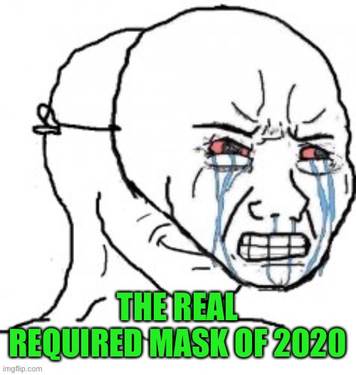 THE REAL REQUIRED MASK OF 2020 | image tagged in mask | made w/ Imgflip meme maker