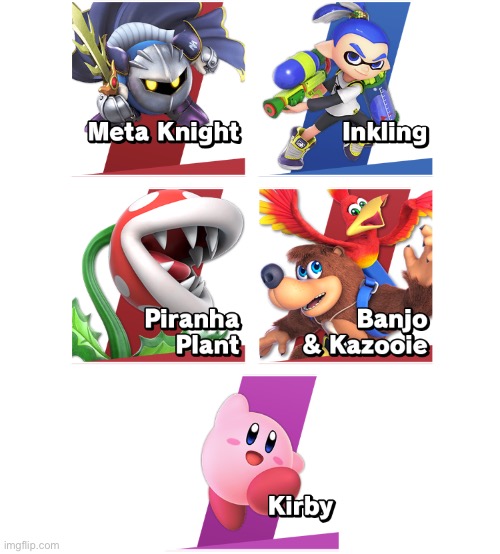 Ok, here’s my mains | image tagged in smash bros,memes | made w/ Imgflip meme maker