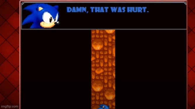 Sonic DAMN! | image tagged in sonic damn | made w/ Imgflip meme maker
