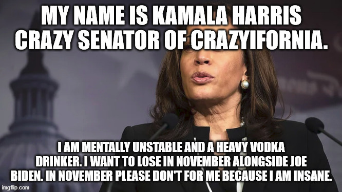 Senator Kamala Harris a Fraud | image tagged in kamala harris,joe biden,california fires | made w/ Imgflip meme maker