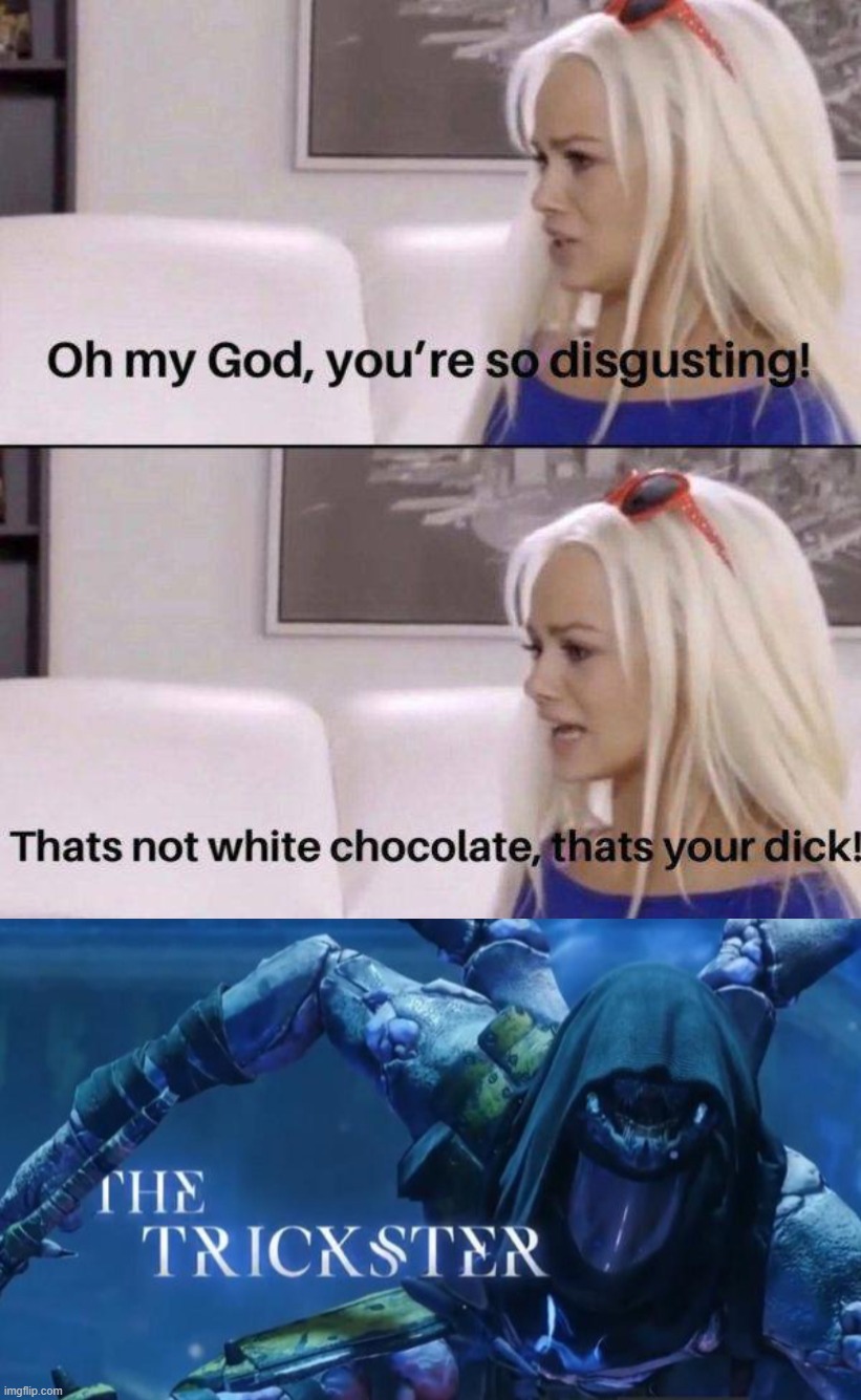 Thats not white chocolate thats ur dick