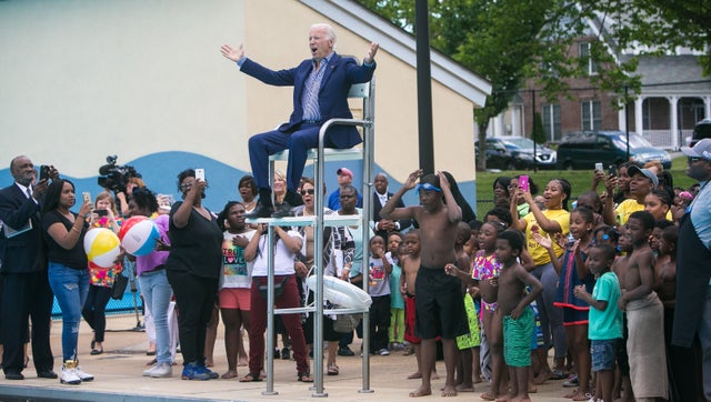 Elevated Joe Biden Blank Meme Template