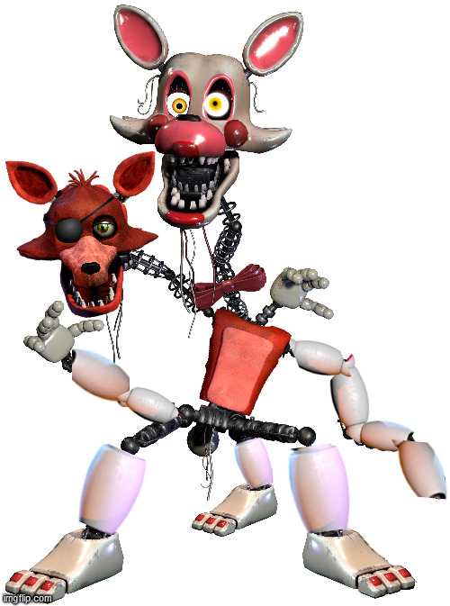 Semi Fixed Mangle | image tagged in mangle,foxy | made w/ Imgflip meme maker