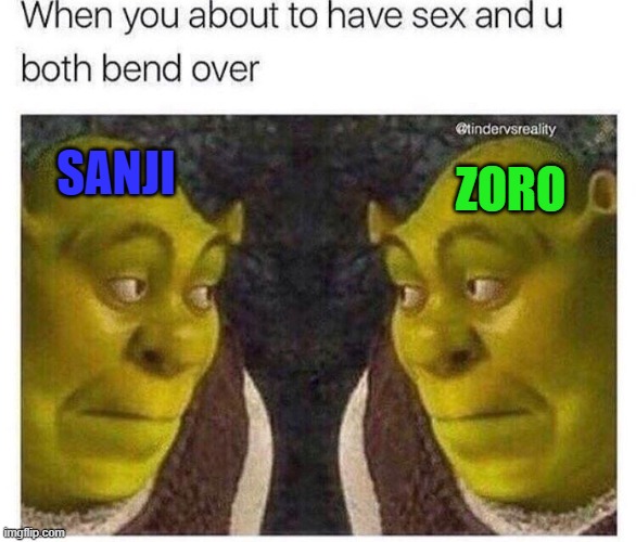 ZORO; SANJI | made w/ Imgflip meme maker