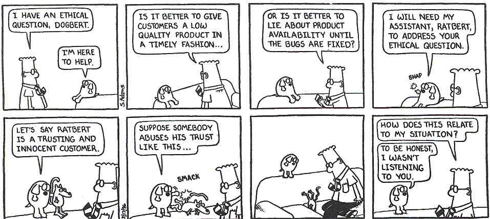 Questions | image tagged in dilbert,dogbert,comics/cartoons,funny,memes,fun | made w/ Imgflip meme maker