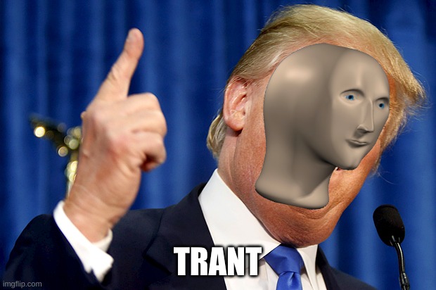 Donald Trump | TRANT | image tagged in donald trump | made w/ Imgflip meme maker