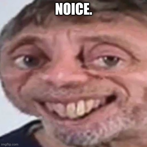 Noice | NOICE. | image tagged in noice | made w/ Imgflip meme maker