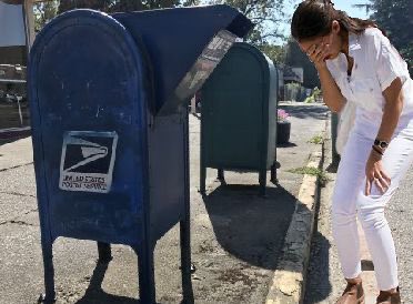 High Quality AOC Mailbox Blank Meme Template