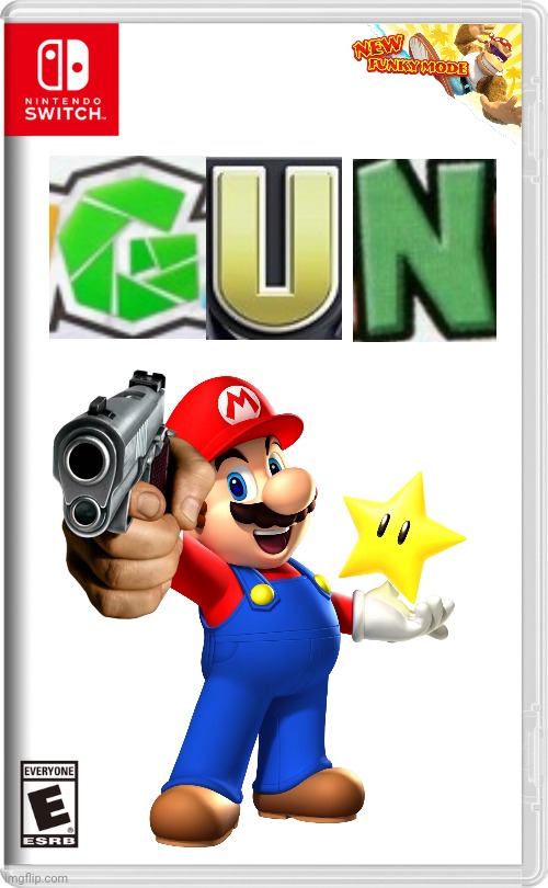 My favorite Mario game! | image tagged in gun,super mario | made w/ Imgflip meme maker