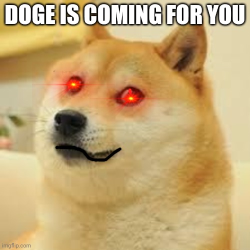 Square Doge | DOGE IS COMING FOR YOU | image tagged in doge | made w/ Imgflip meme maker