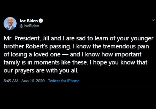 Biden compassion trump Blank Meme Template